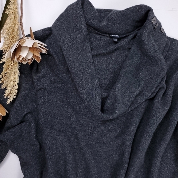 Rafaella Charcoal Batwing Oversize Sweater Sz 3X - Picture 8 of 8